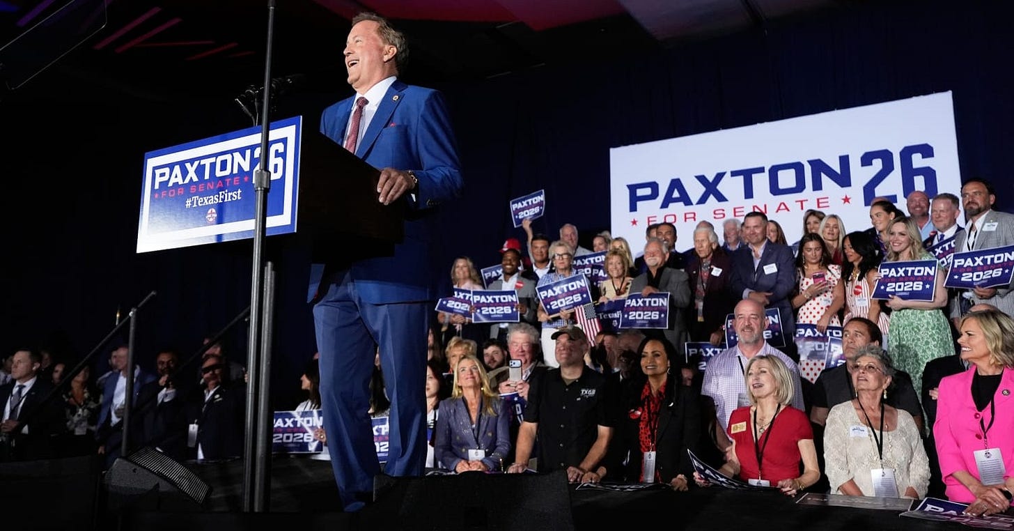 Trump-backed Paxton defeats incumbent Cornyn in Texas runoff primary election Trump-backed Paxton defeats incumbent Cornyn in Texas runoff primary election