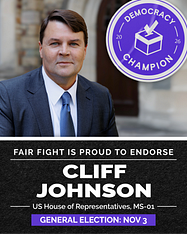 A photo of Cliff Johnson, a candidate for U.S. House of Representatives
