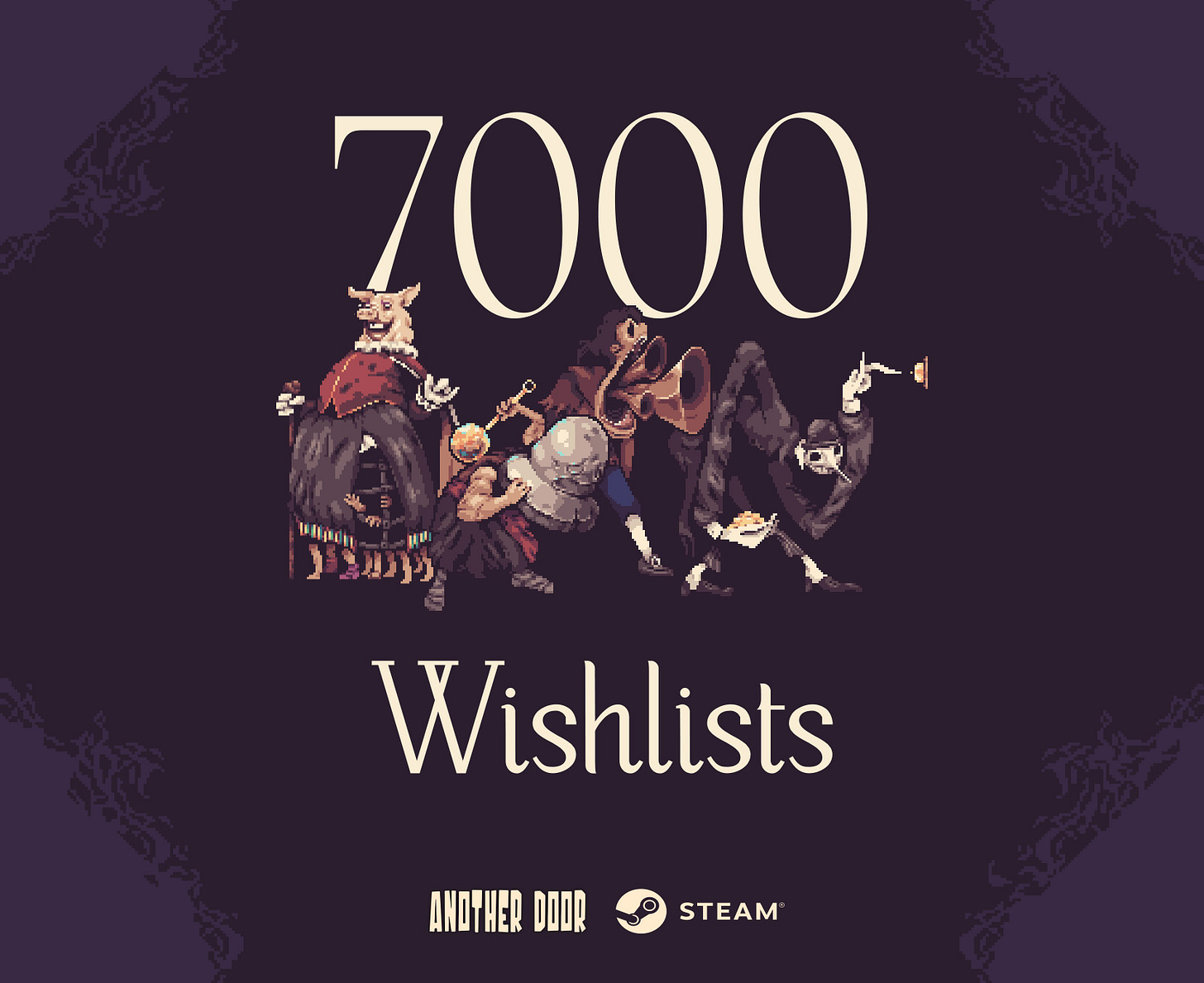 7.000 wishlist celebration post