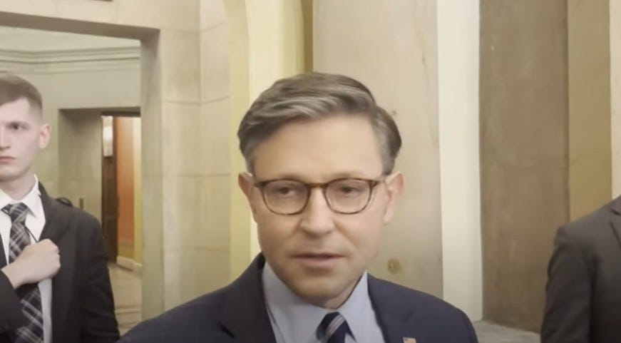 Mike Johnson Caves And Agrees To Pass Democratic Bill To Open DHS With NO Funding For ICE