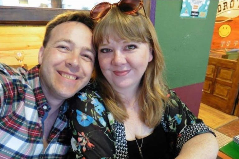 Paul Woodward with his wife Helen Woodward