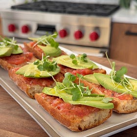 Pan Con Tomate Avocado Toast
