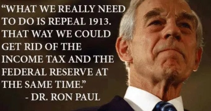Mario Nawfal on X: "🇺🇸 RON PAUL FOR FED CHAIR? Ron Paul, former  congressman and longtime advocate for sound money, has spent decades  criticizing the Federal Reserve's role in inflation and economic