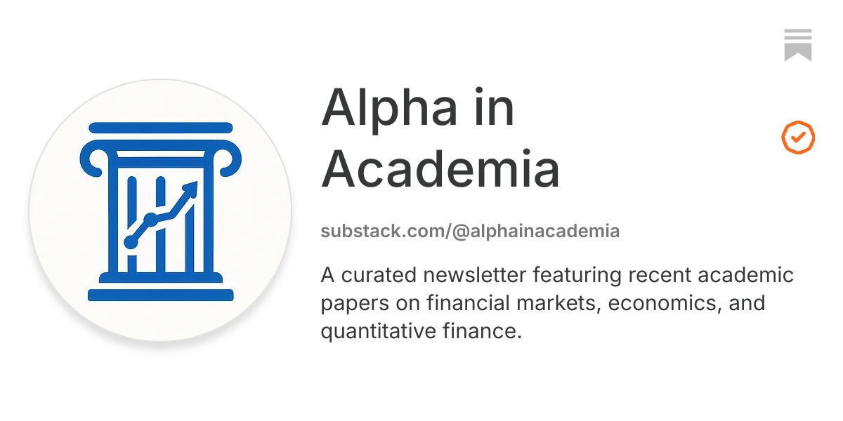 Alpha in Academia | Substack