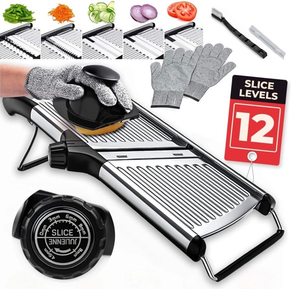 Gramercy Adjustable Mandoline Food Slicer Gramercy Adjustable Mandoline Food Slicer