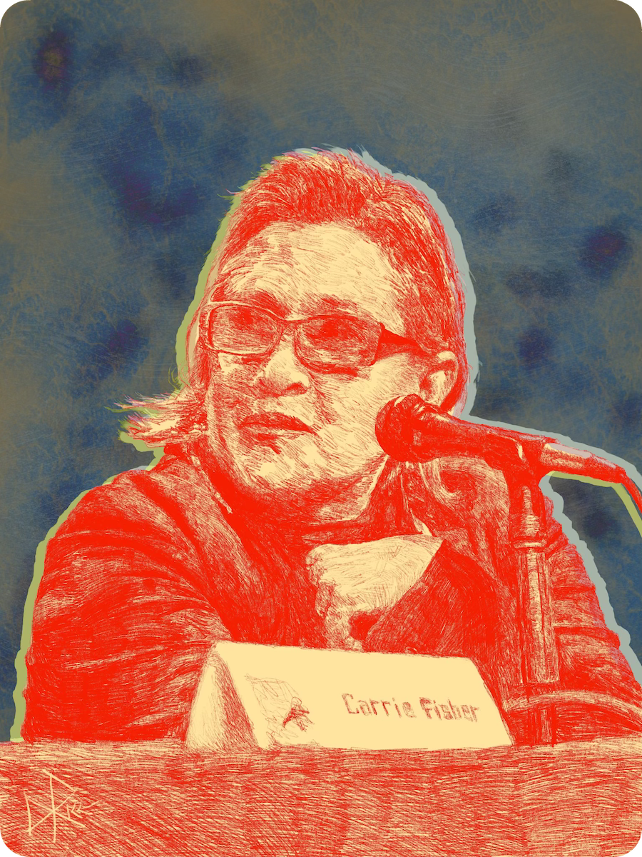 Photo: Gage Skidmore. 2015. --CC BY-SA 2.0. Sketch art by Don Rice.