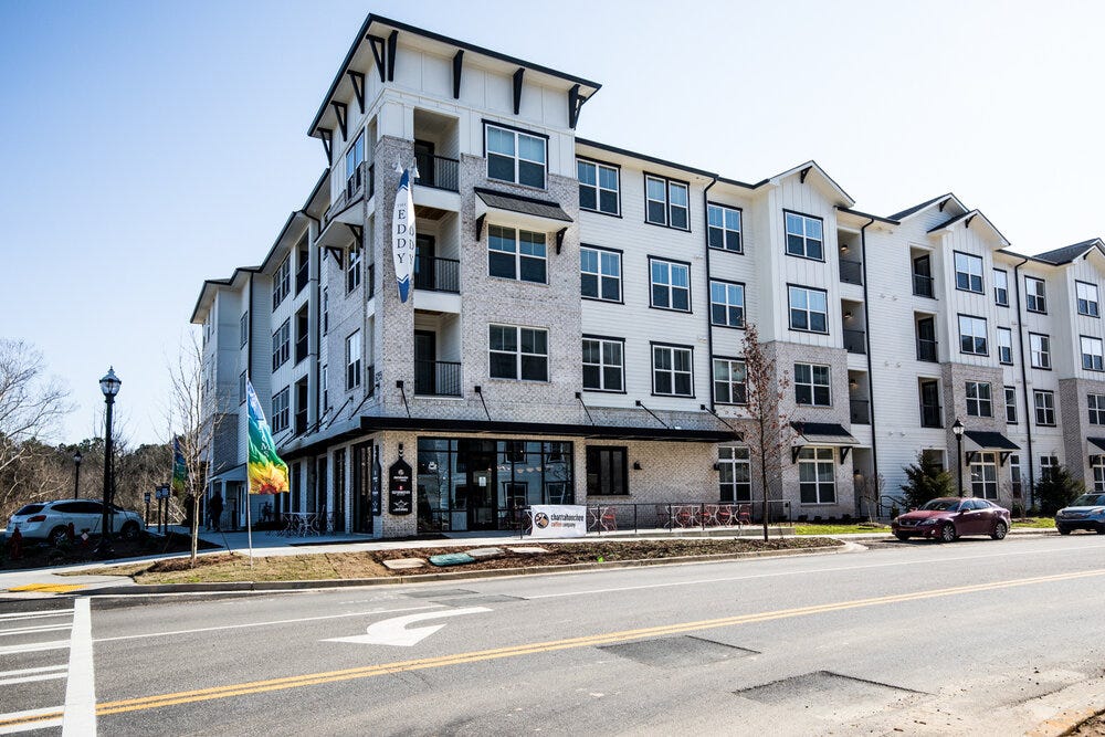 The Eddy Apartment Complex and Chattahoochee Coffee Co.