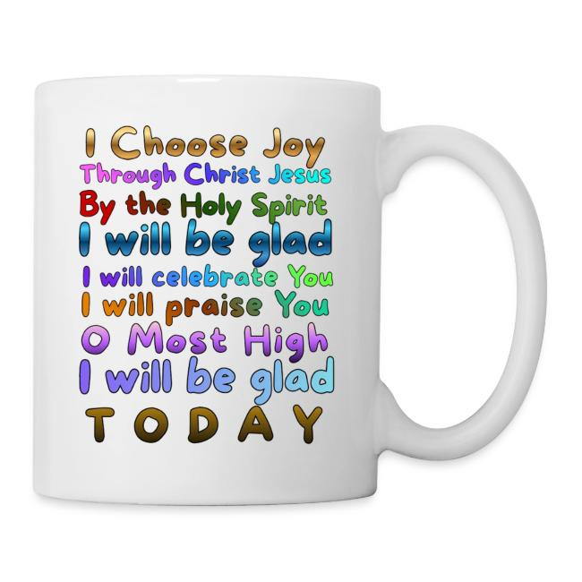 I choose Joy cup, I Choose Joy prayer guide