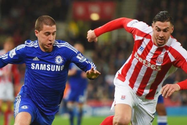 chelsea beats stoke city premier league soccer 2015 chelsea beats stoke city premier league soccer 2015