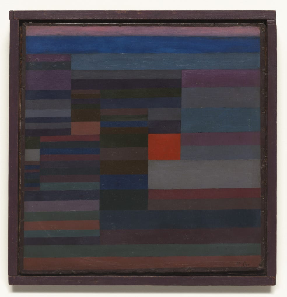 Fire in the Evening, 1929 by Paul Klee