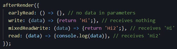 Angular afterRender (afterEveryRender) & afterNextRender NEW phases API