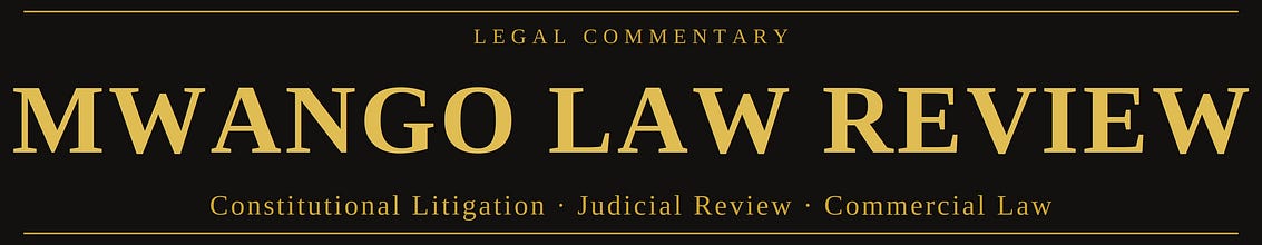 The Mwango Law Review