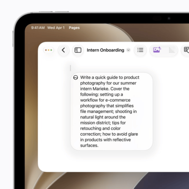 Integrated Writing Tools are more powerful than ever, allowing users to write with Siri AI virtually anywhere they type. Integrated Writing Tools are more powerful than ever, allowing users to write with Siri AI virtually anywhere they type.