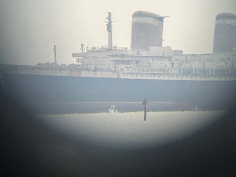 SS United States coming up Mobile Bay