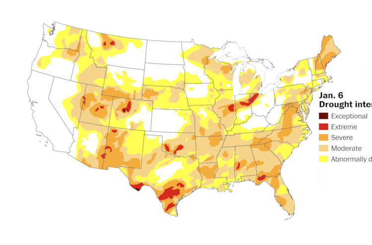More than 60 percent of U.S. is covered by drought as impacts worsen More than 60 percent of U.S. is covered by drought as impacts worsen