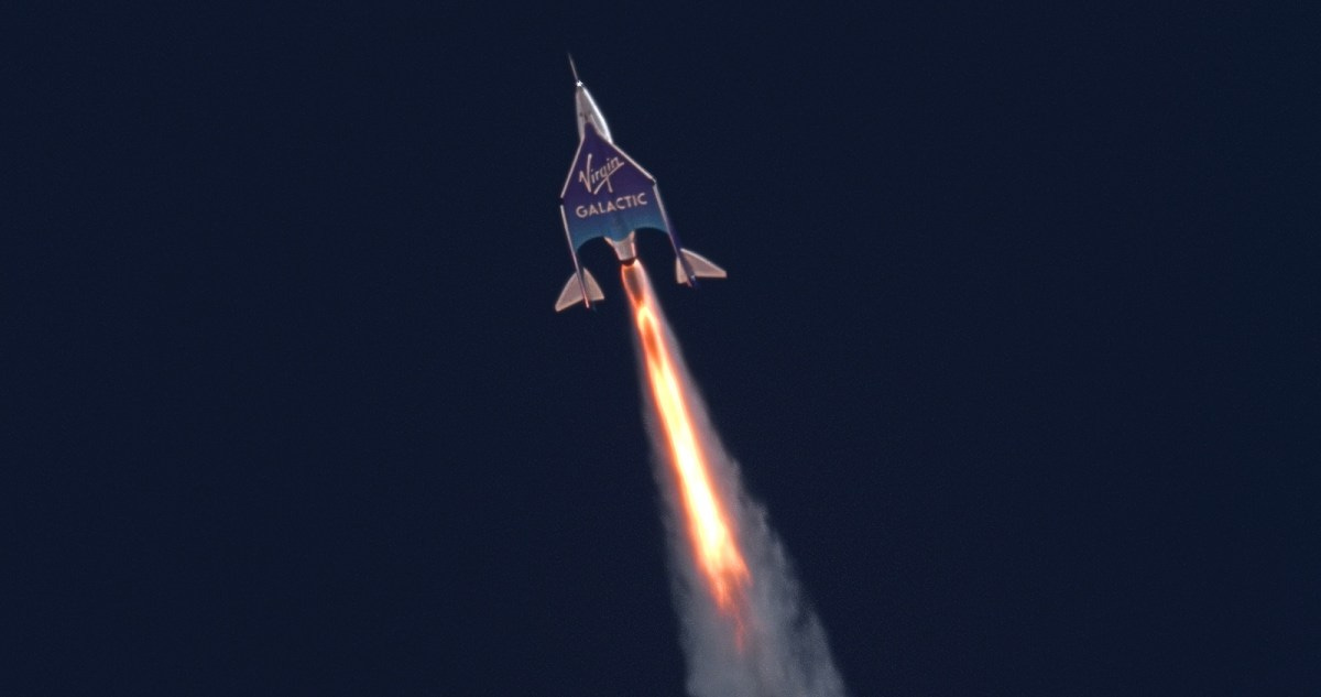 SpaceShipTwo on Unity 25 flight SpaceShipTwo on Unity 25 flight