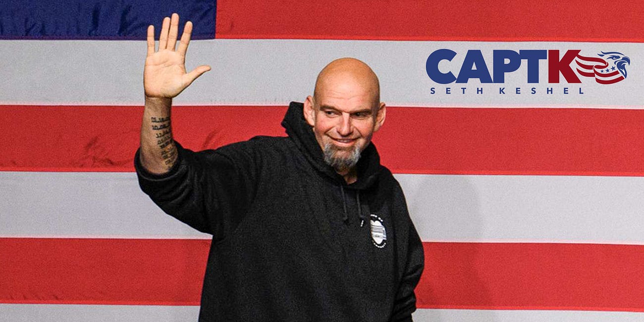 Senator Fetterman, Get Off the Fence