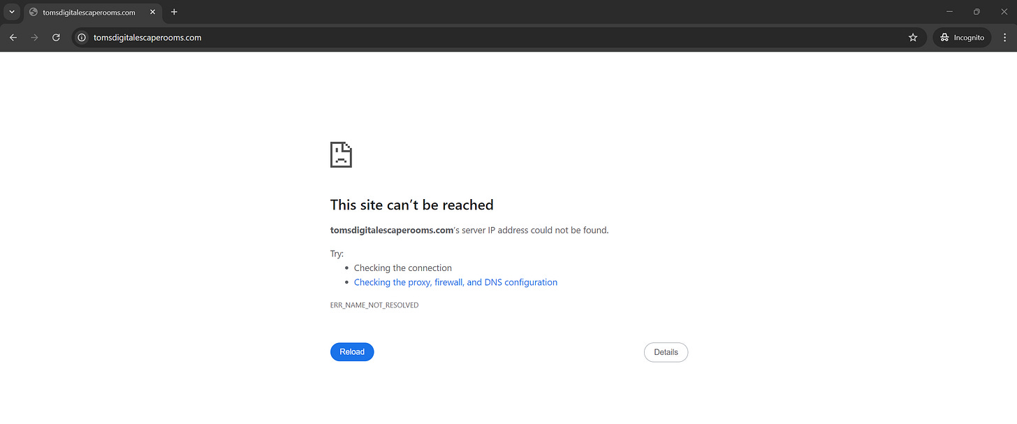 The URL does not work without typing "www." at the start.