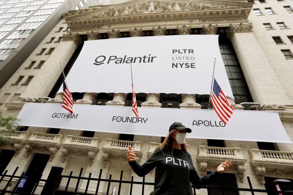 Image result for palantir stock