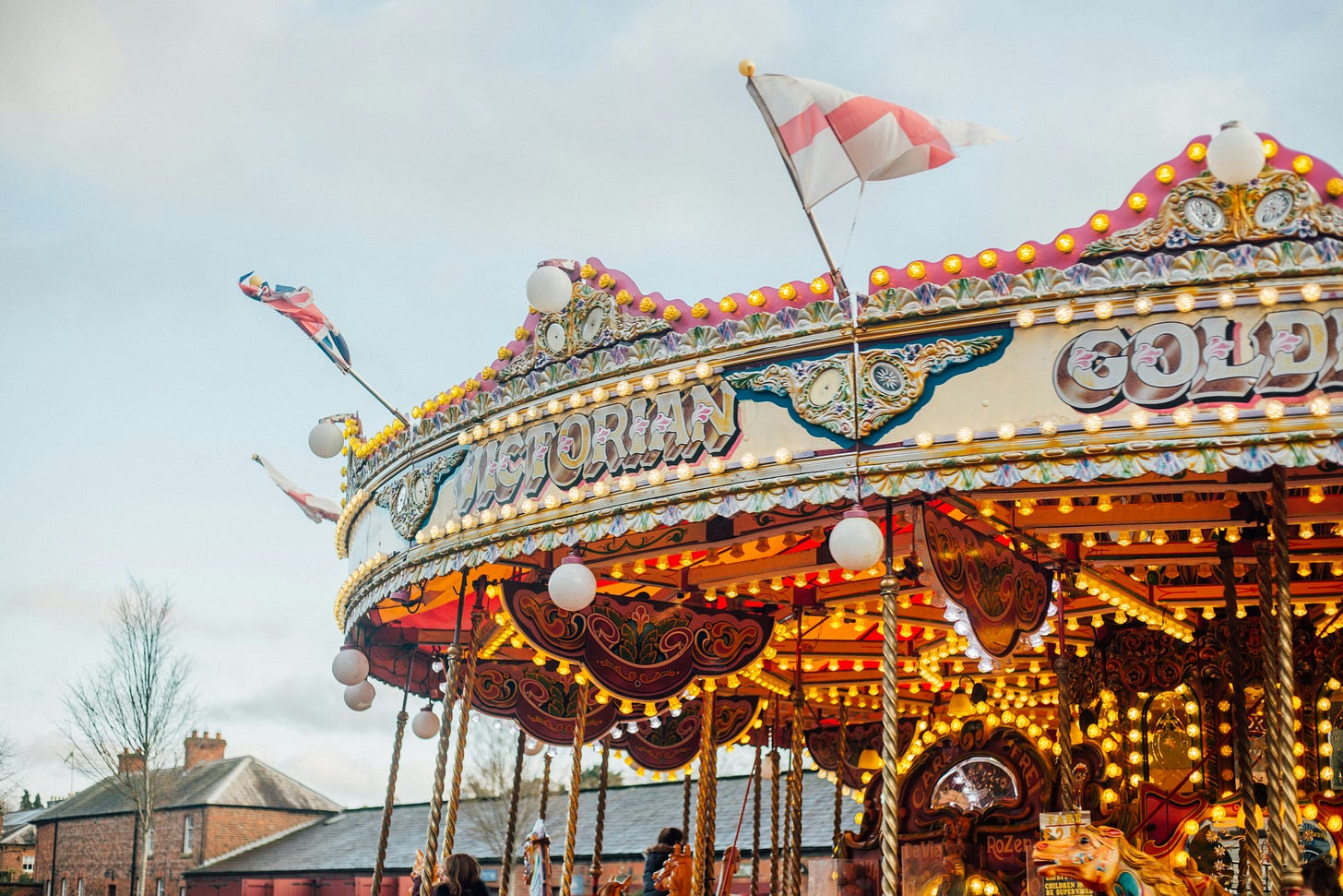 a merry-go-round a merry-go-round