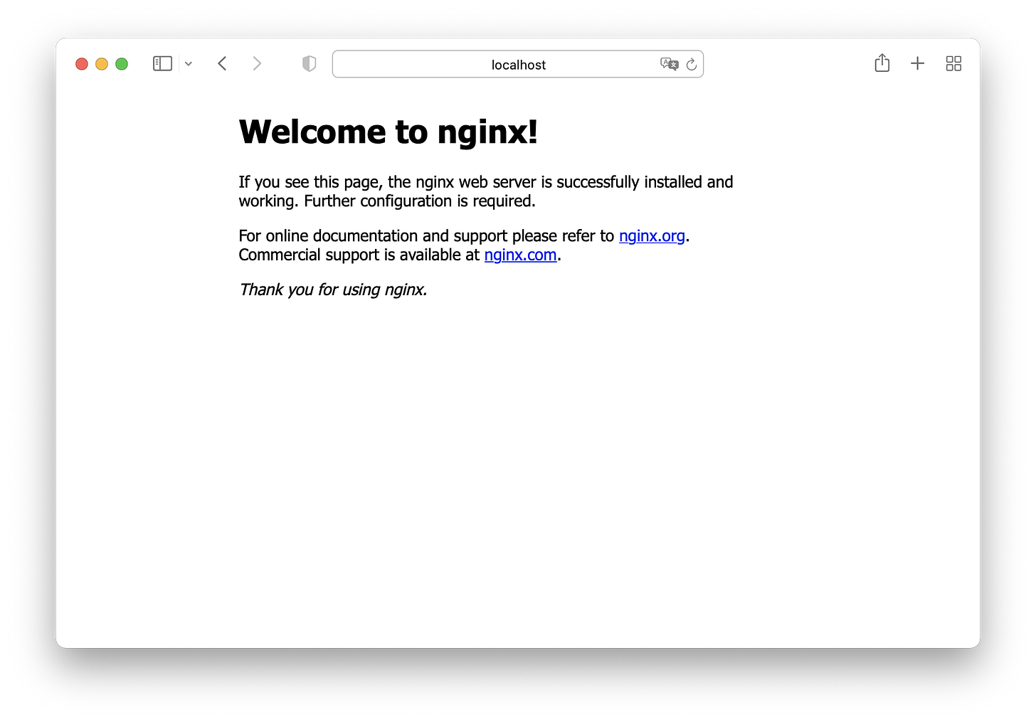 nginx nginx