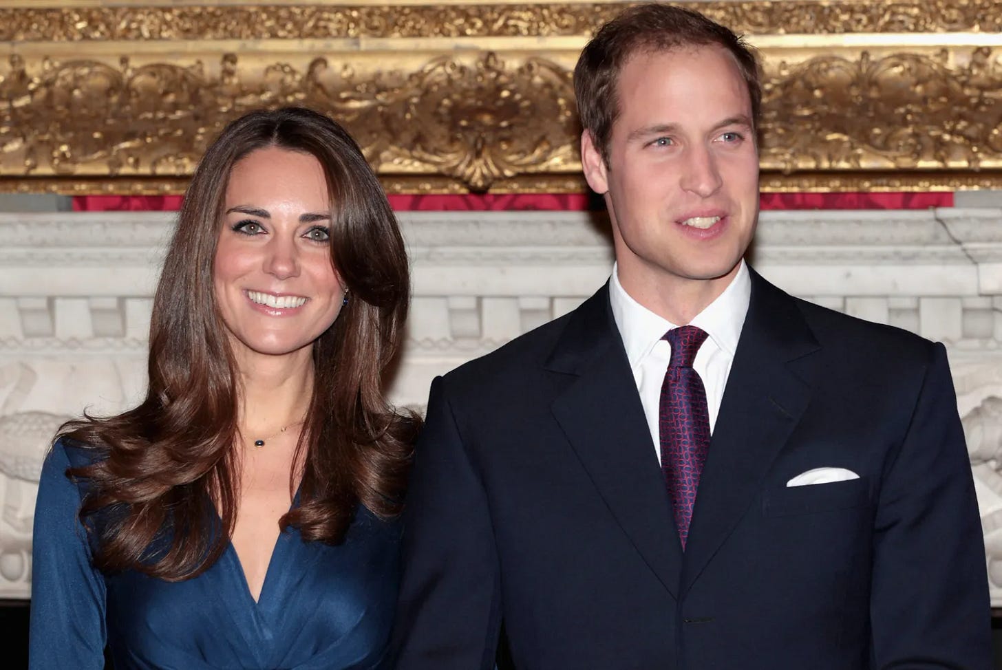 Kate Middleton and Prince William at St. James's Palace