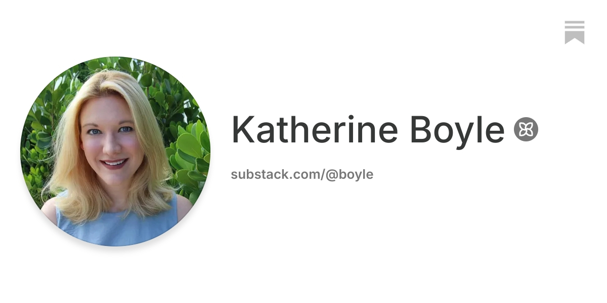 Katherine Boyle | Substack