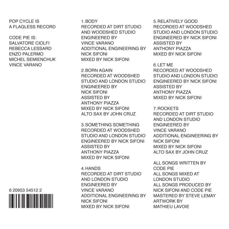 Code Pie, Pop Cycle Code Pie, Pop Cycle