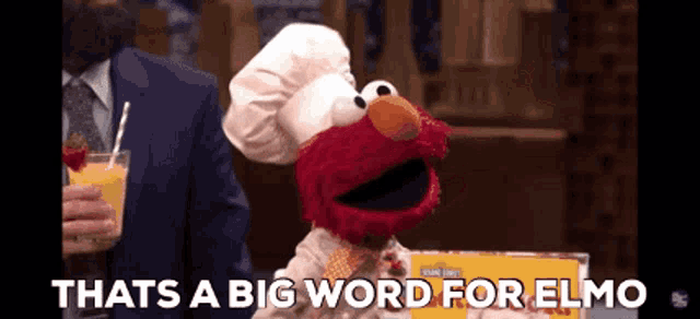 Elmo Balsamic GIF - Elmo Balsamic Vinegar - Discover & Share GIFs