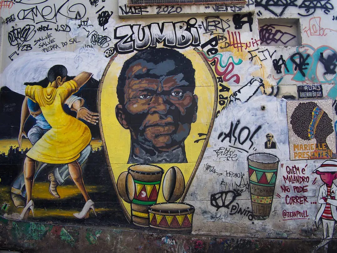 Pedra do Sal mural Rio de Janeiro..