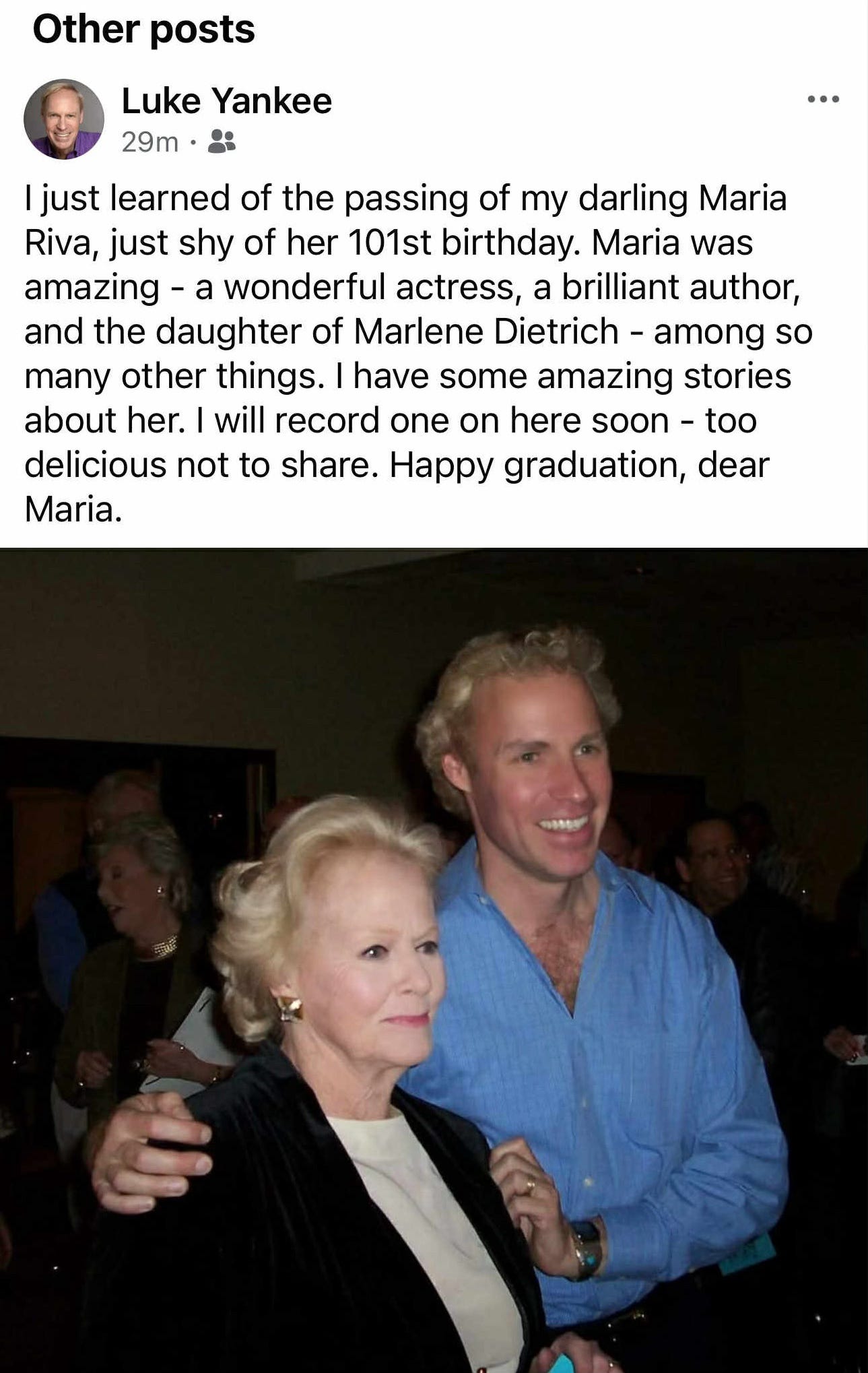 Maria Riva, Only Child of Marlene Dietrich & Author of Her Mom's ...