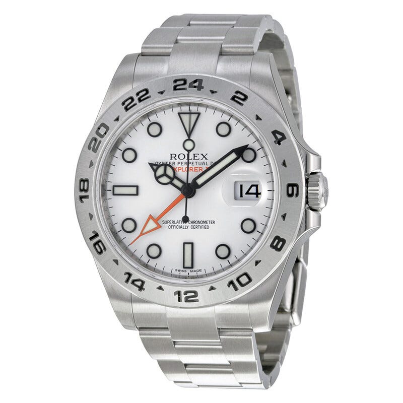 Rolex Explorer II White Dial Stainless Steel Oyster Bracelet Automatic Men's Watch 216570WSO Rolex Explorer II White Dial Stainless Steel Oyster Bracelet Automatic Men's Watch 216570WSO - 546x546
