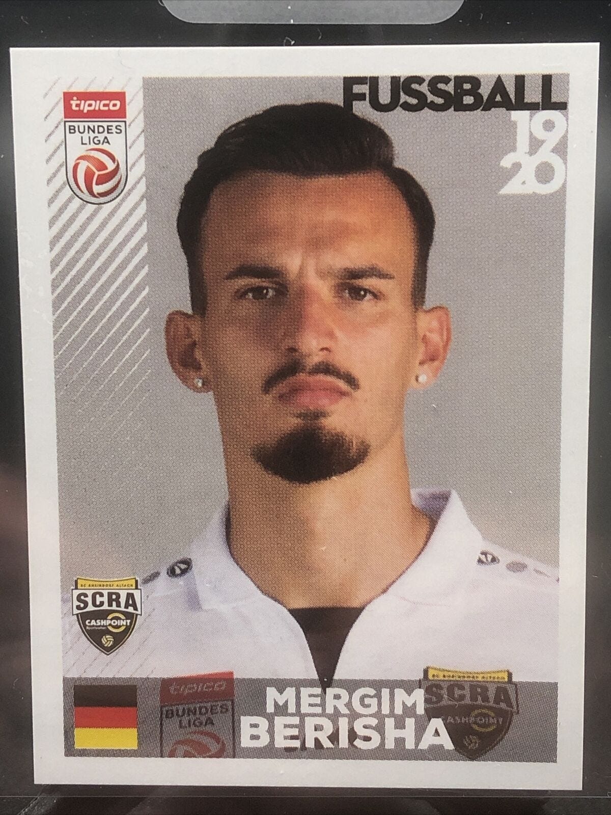 Image 1 - 2019-20 Panini Fussball MERGIM BERISHA RC Red Bull Salzburg Germany ROOKIE QTY