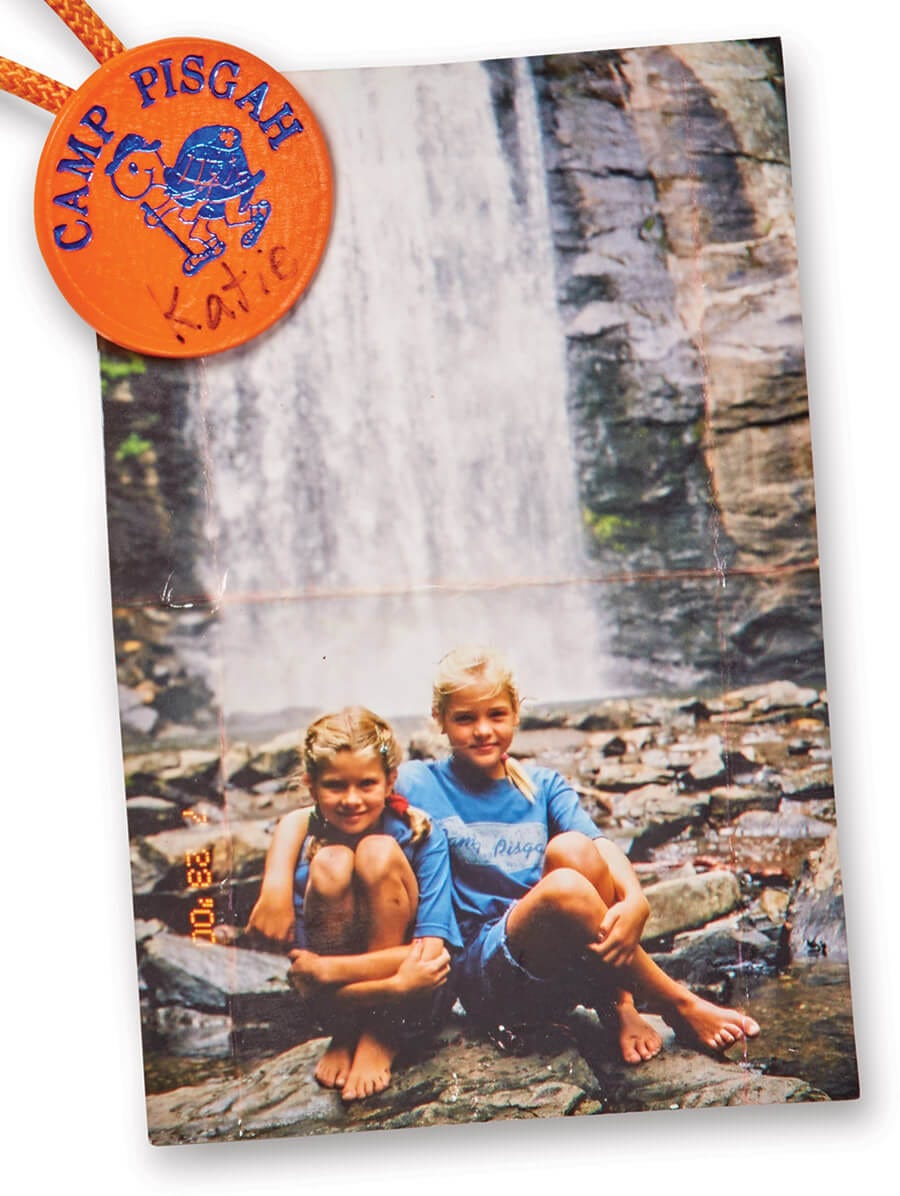 The writer and her best friend pictured together at Looking Glass Falls in 2000. The writer and her best friend pictured together at Looking Glass Falls in 2000.