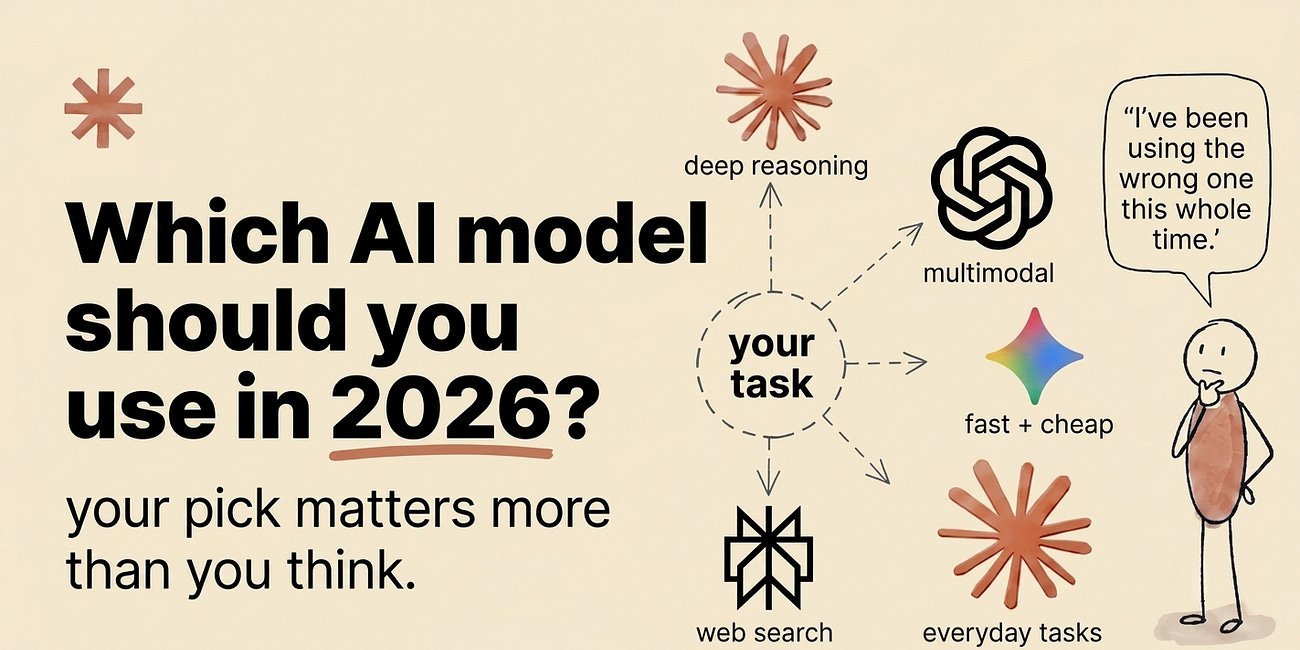 Which AI model should you use in 2026?