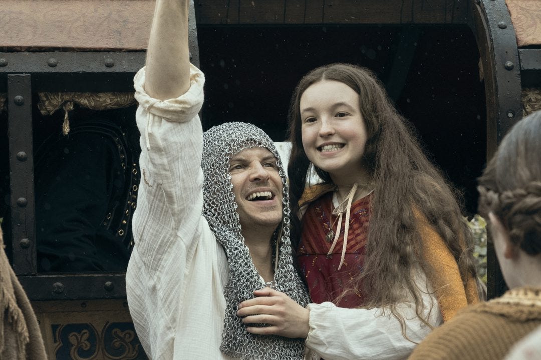 Andrew Scott and Bella Ramsey in Catherine Called Birdy