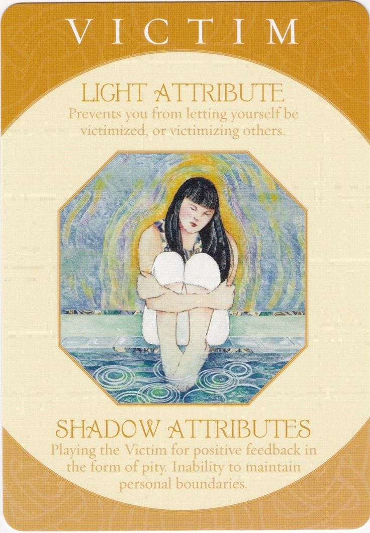 Victim - Card from Archetype Cards Deck