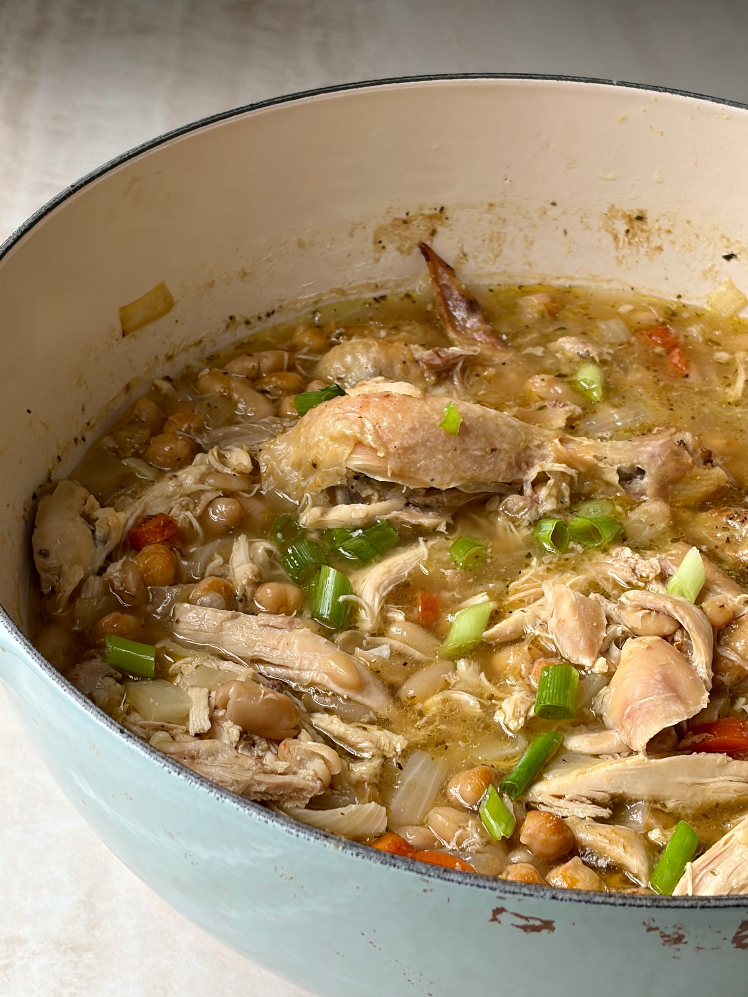 Rotisserie white chicken chili soup