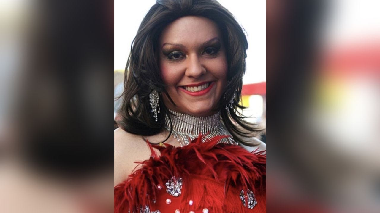 Performer Eula Rochards provided CNN with this image of a person she claims is George Santos. CNN has not independently verified the image.