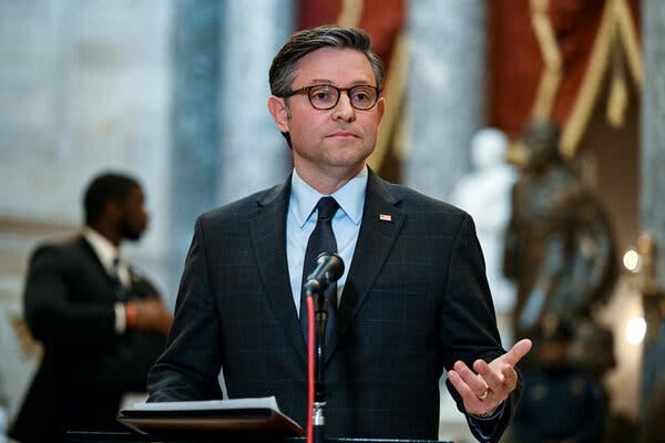 Mike Johnson Becomes the Speaker of the Whole House. For Now ...