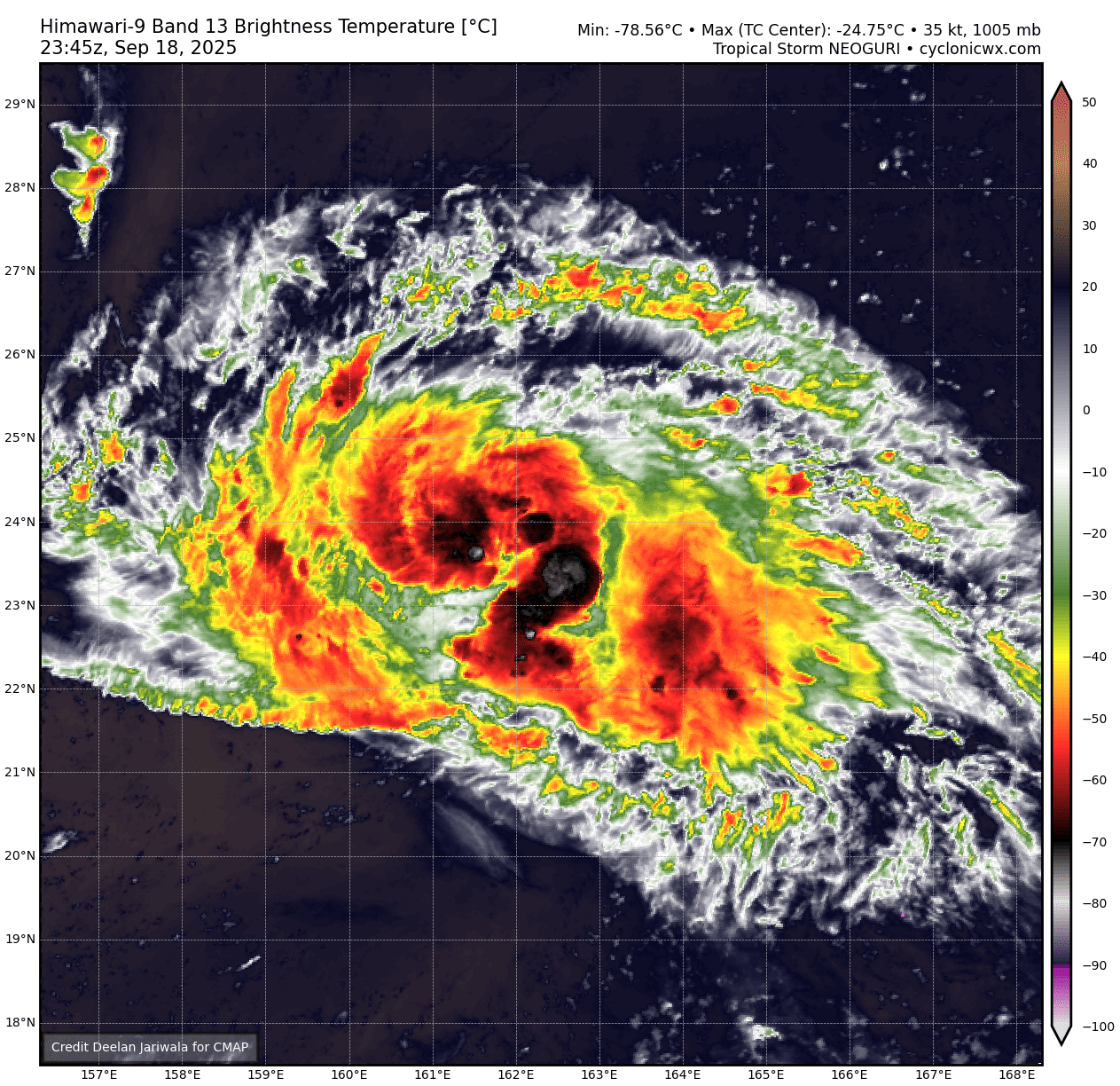 Invest 90W satellite image