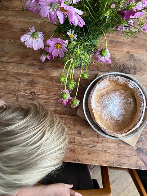 Tomato toast, Schultutes, stone fruit and first days of school