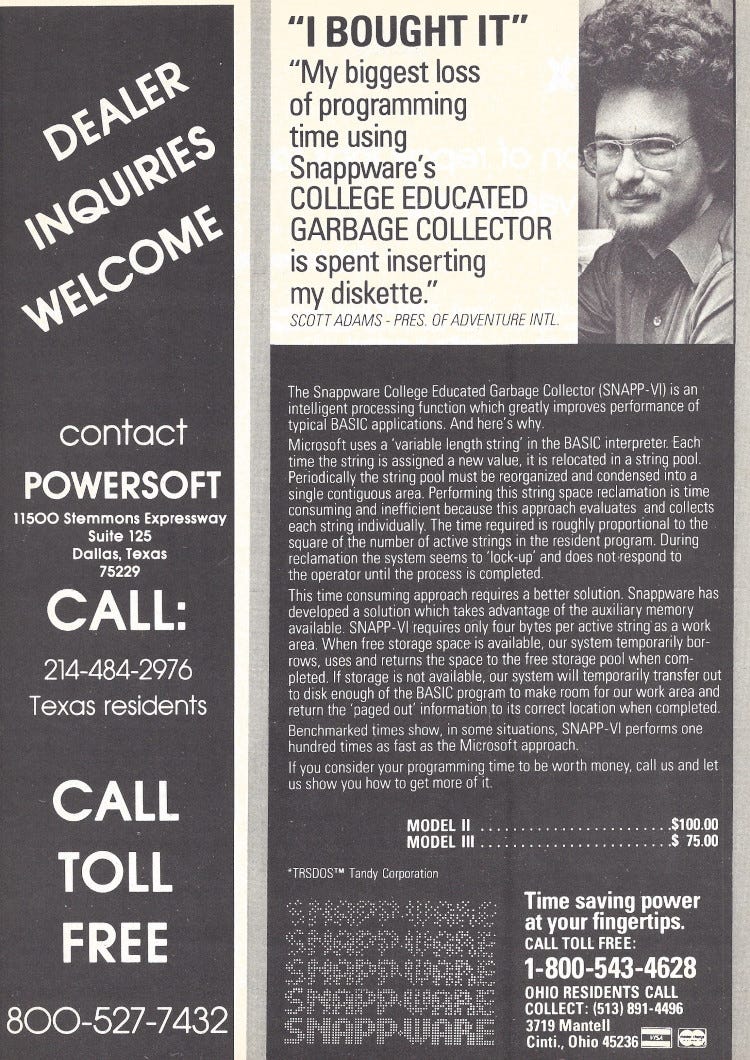 From the November 1983 issue of Basic Computing