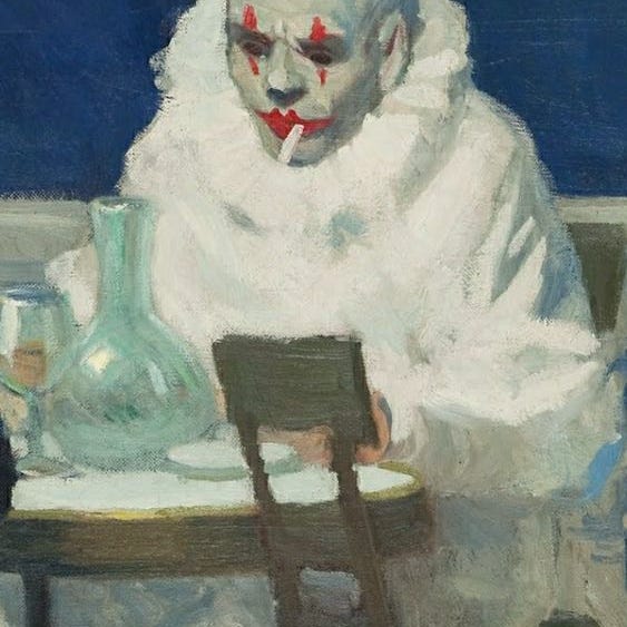 under the circus tent