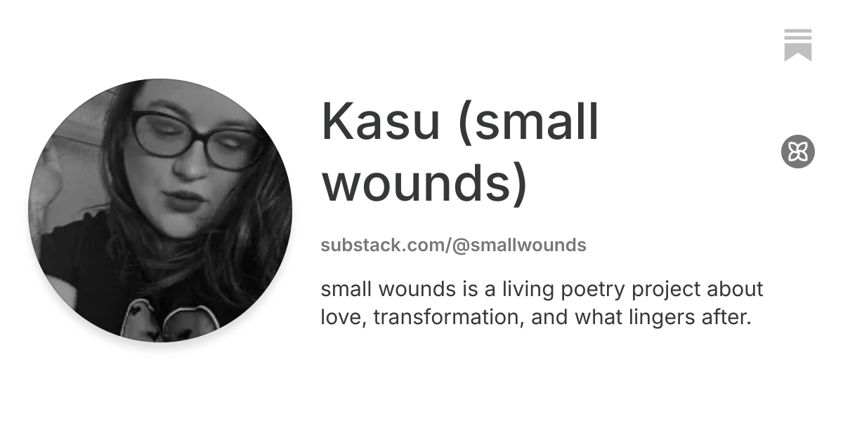 Kasu (small wounds) | Substack