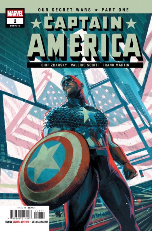Captain America (2025) #1 cover art