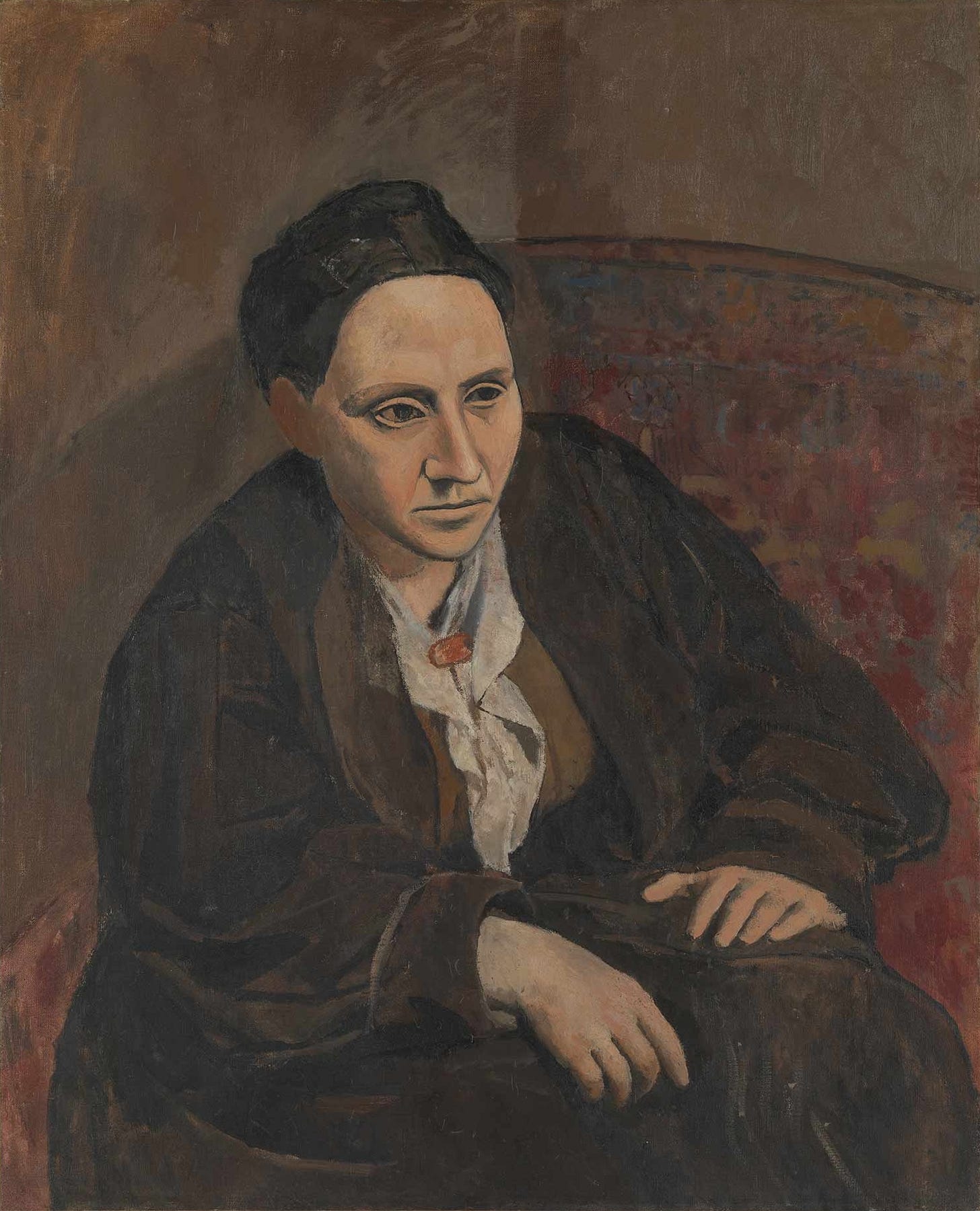 Pablo Picasso, Portrait of Gertrude Stein, 1906 Pablo Picasso, Portrait of Gertrude Stein, 1906