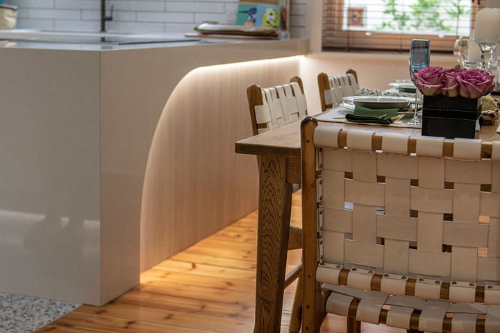 Maximising space in a compact kitchen designed by Plush Design Interiors and Penelope Herbert