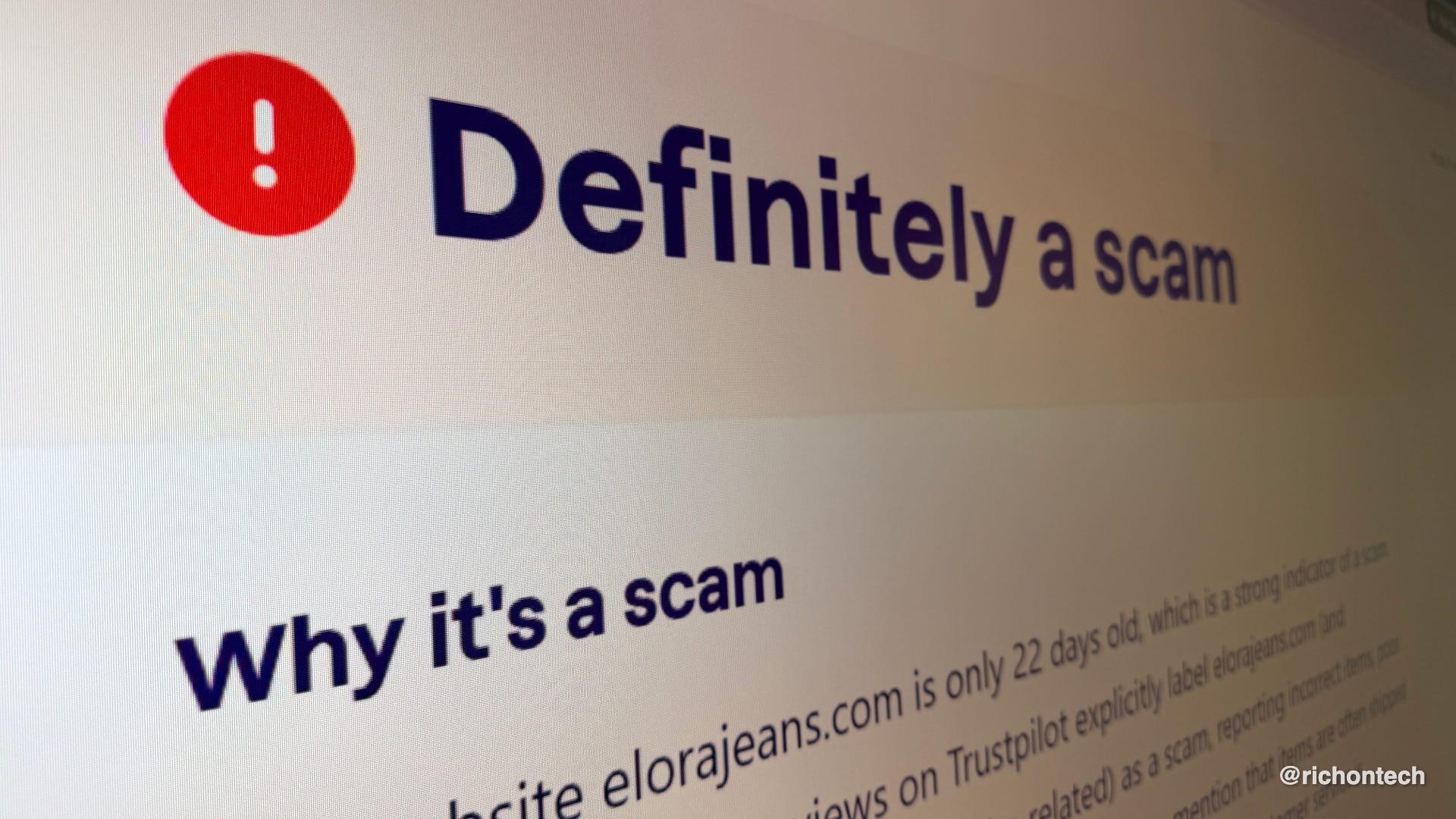 This website can tell you if an email, text or even physical mail is a ...