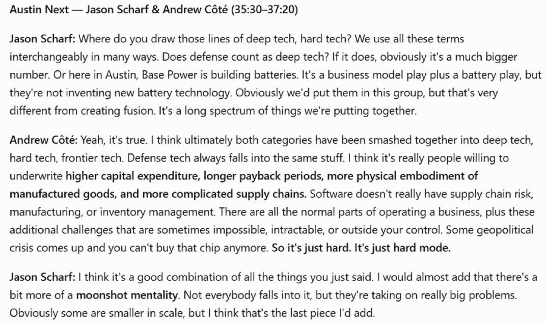 Austin Next excerpt: Andrew Cote Austin Next excerpt: Andrew Cote